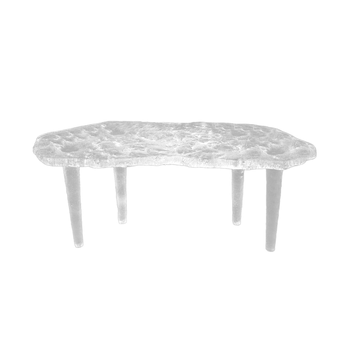 Crystal Tea Table — Glacier Melting | Made to Order