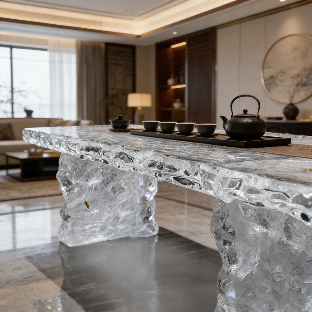 Bespoke Crystal Tea Table — Ningchuan | Made to Order