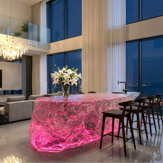 Bespoke Crystal Kitchen Island | Iceland | Made to Order