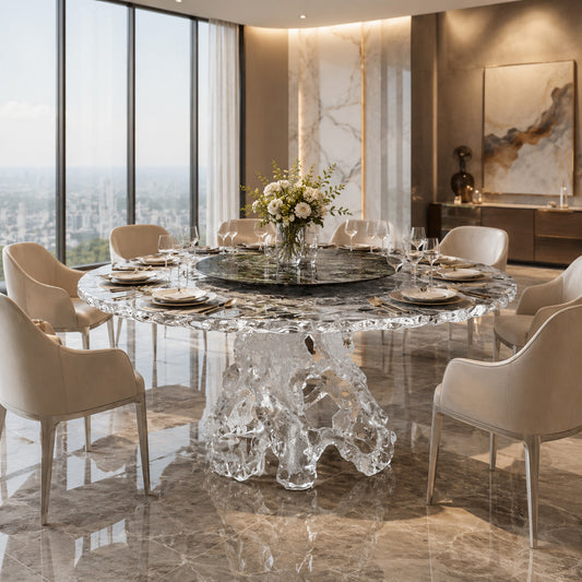 Bespoke Crystal Dining Table | Root II | Made to Order