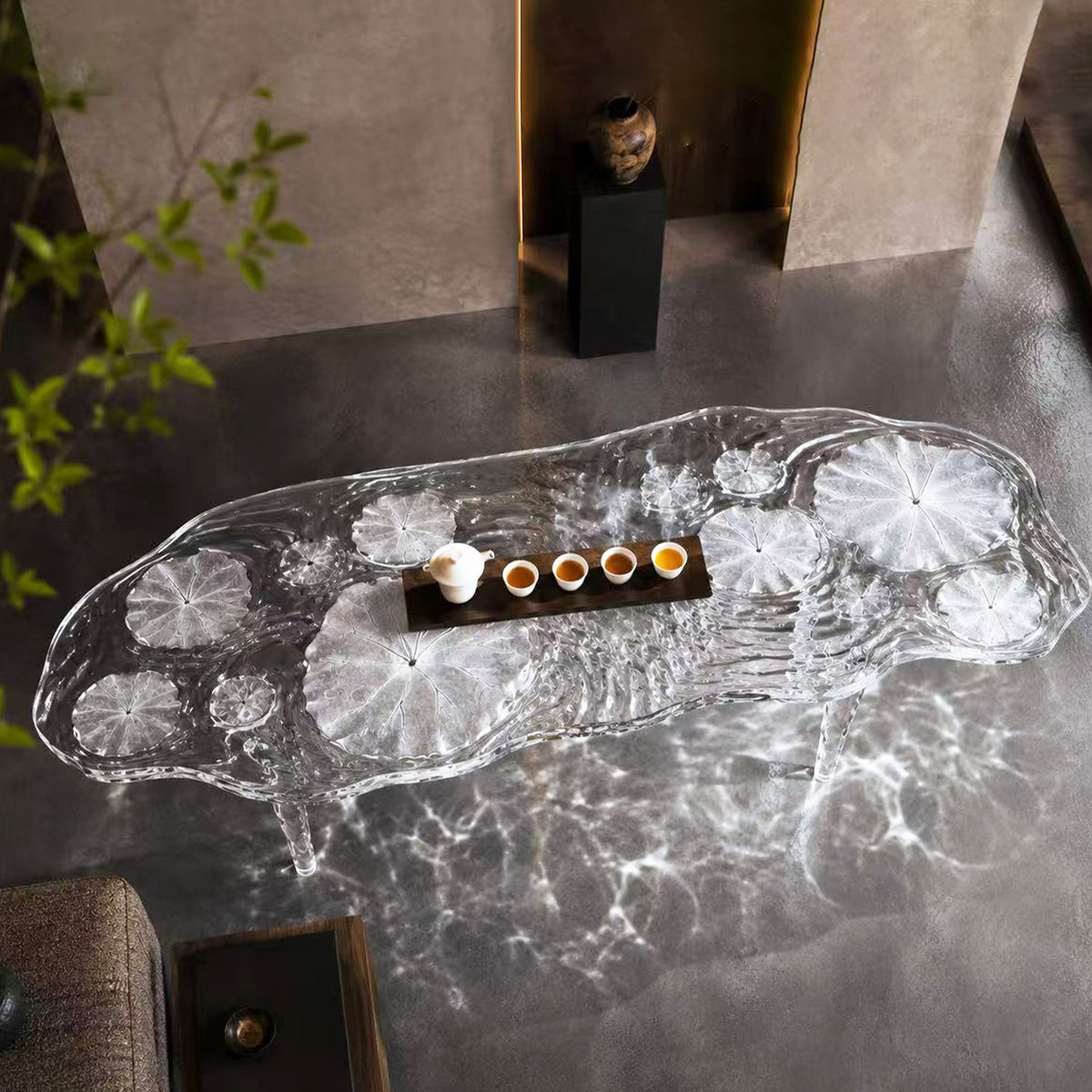 Bespoke Crystal Tea Table | He Ning | Made to Order