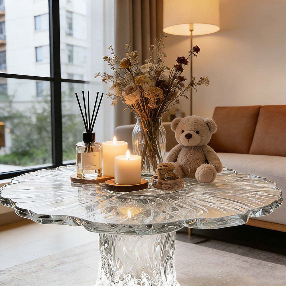 Bespoke Crystal Coffee Table — Lotus | Made to Order