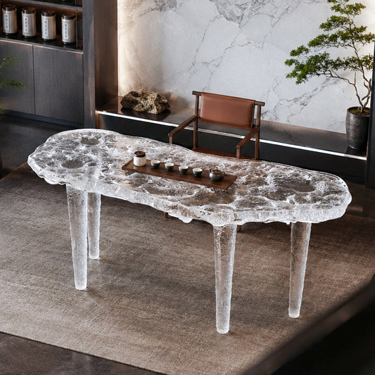 Crystal Tea Table — Glacier Melting | Made to Order