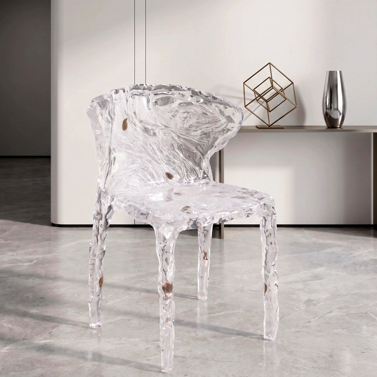 Bespoke Crystal Designer Chair | Living Room Side | Made to Order