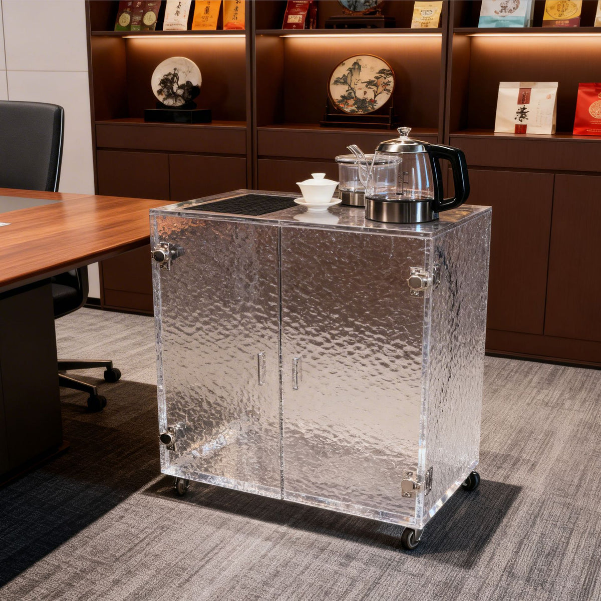 Bespoke Crystal Tea Cabinet | Yayun | Made to Order