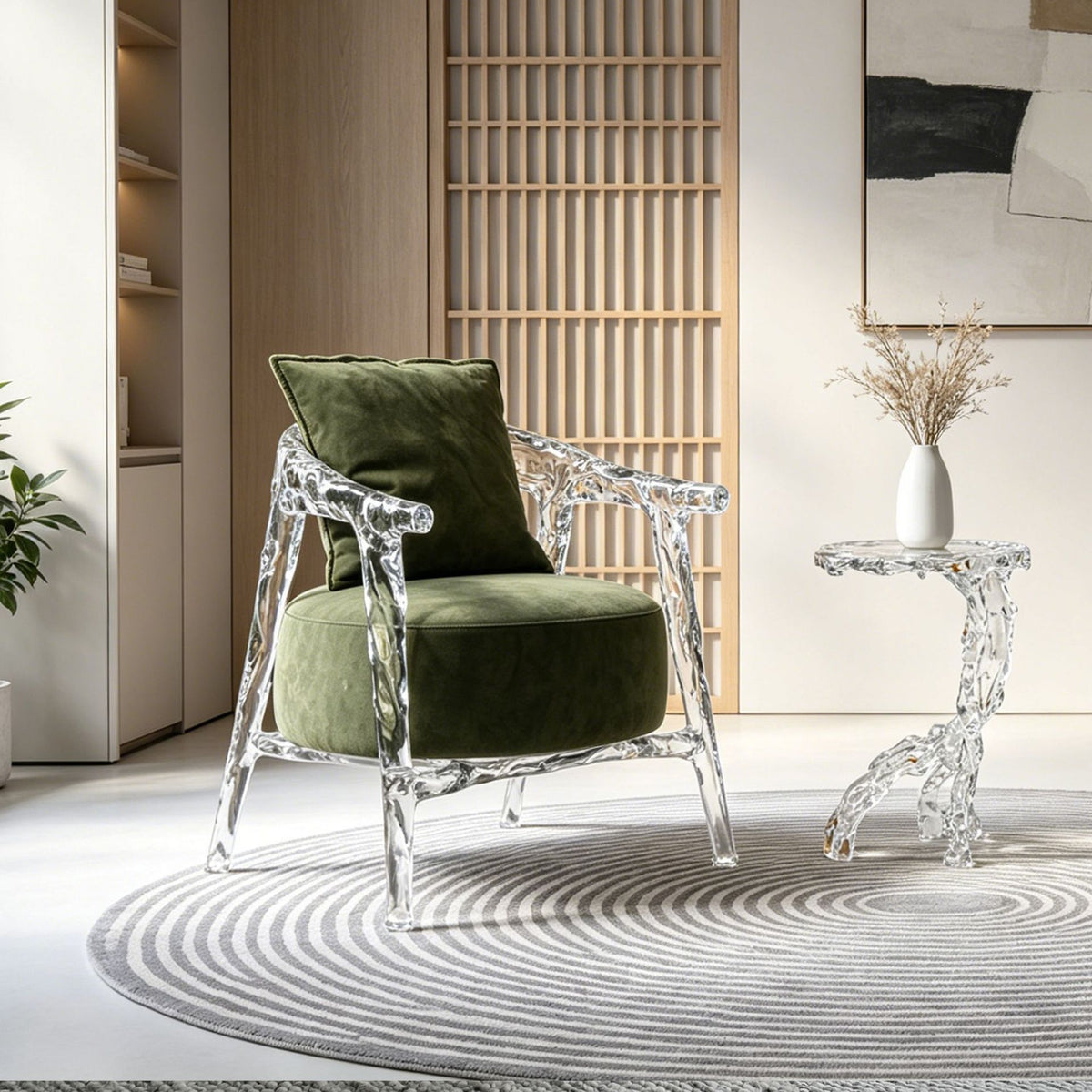 Bespoke Crystal Designer Chair | Living Room Leisure | Made to Order