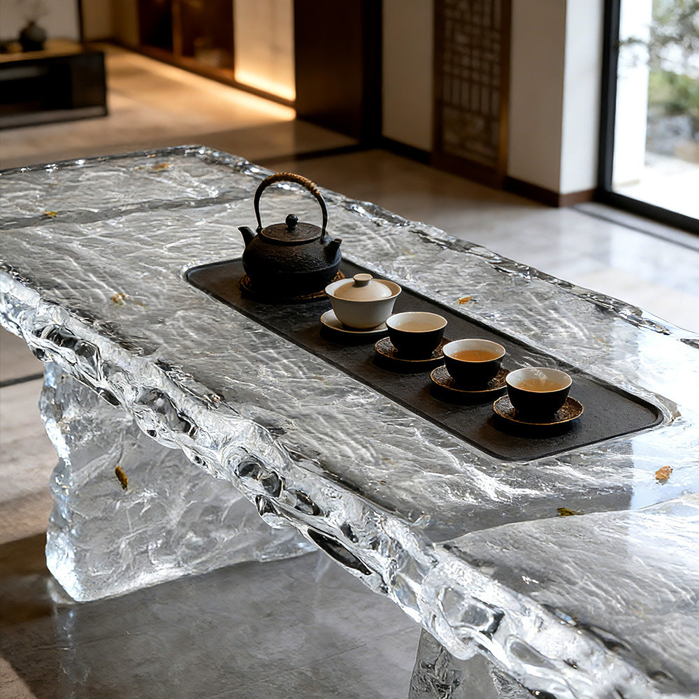 Bespoke Crystal Tea Table — Ningchuan | Made to Order