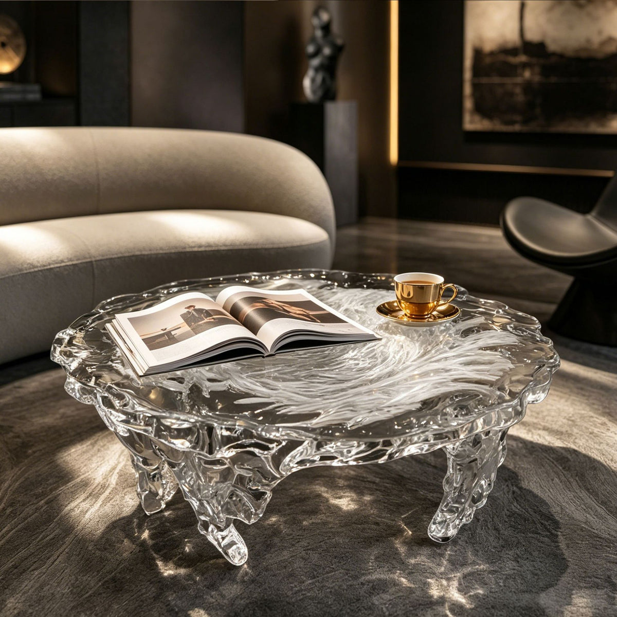 Bespoke Crystal Coffee Table | Root | Made to Order