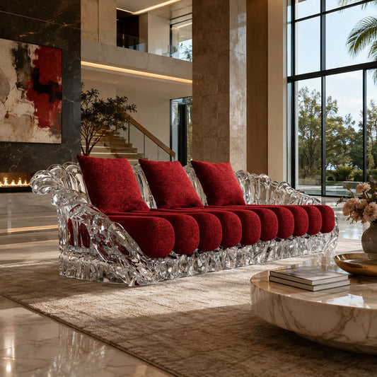 Bespoke Crystal Sofa | Flower | Made to Order