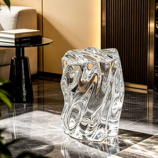 Bespoke Crystal Sculptural Stool | Pier Pier | Made to Order