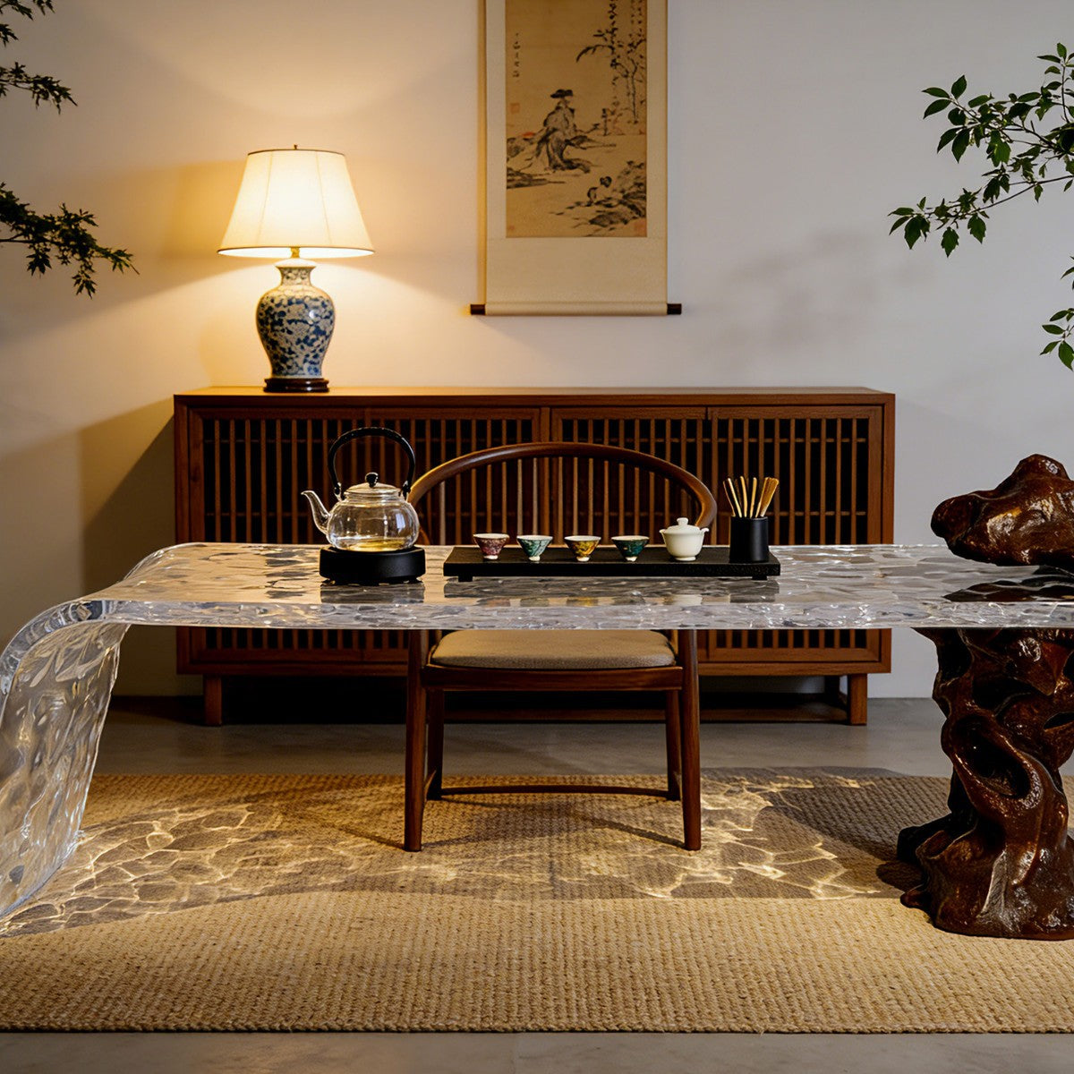 Bespoke Crystal Tea Table | Quanjian | Made to Order