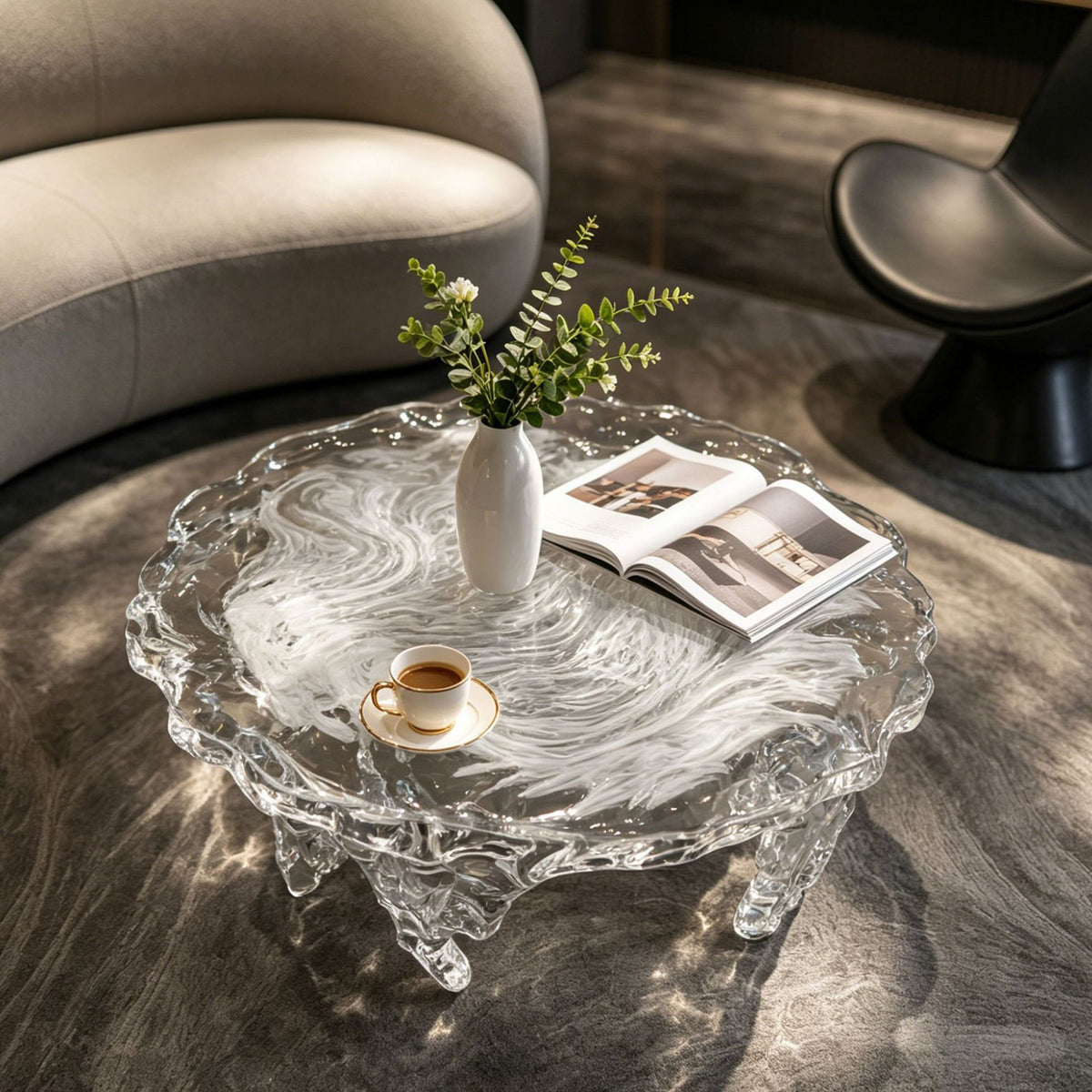 Bespoke Crystal Coffee Table | Root | Made to Order