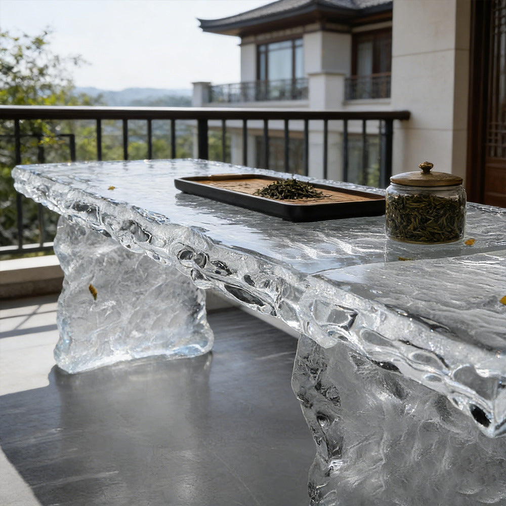 Bespoke Crystal Tea Table — Ningchuan | Made to Order