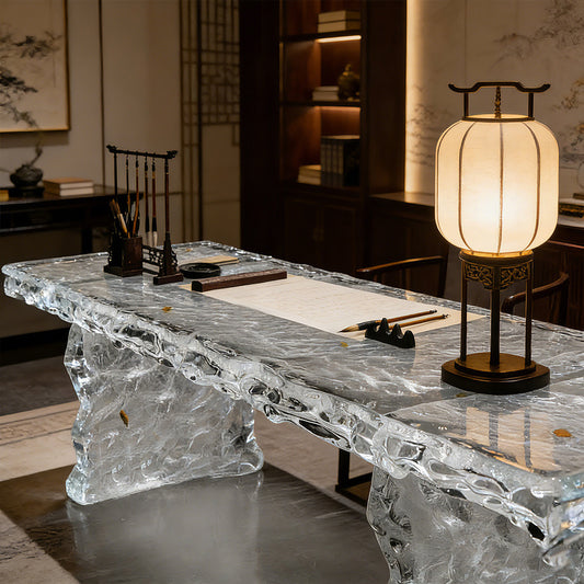 Bespoke Crystal Tea Table — Ningchuan | Made to Order