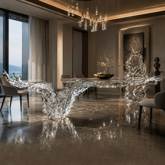 Crystal Dining Table — Vast Ocean Anlan | Made to Order