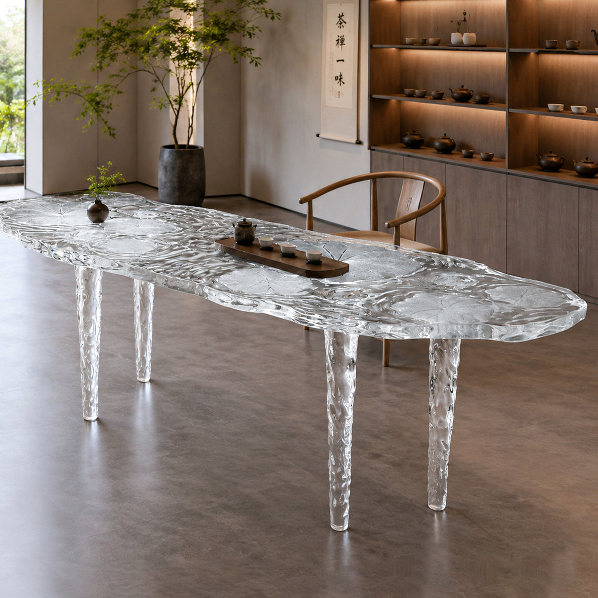 Bespoke Crystal Tea Table | He Ning | Made to Order