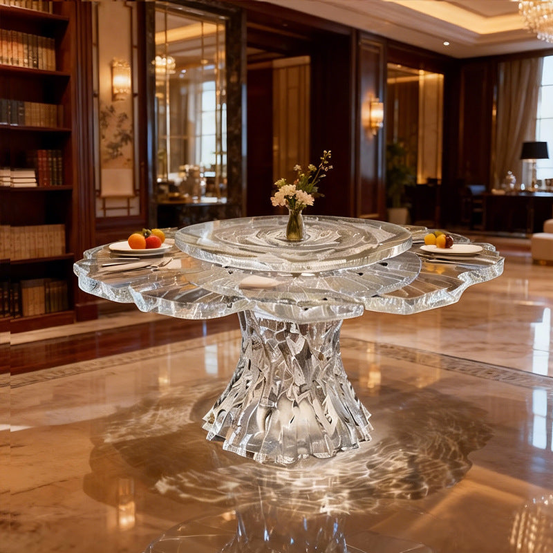 Bespoke Crystal Dining Table | Lotus | Made to Order