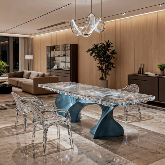 Crystal Tea Table — Early Morning | Made to Order