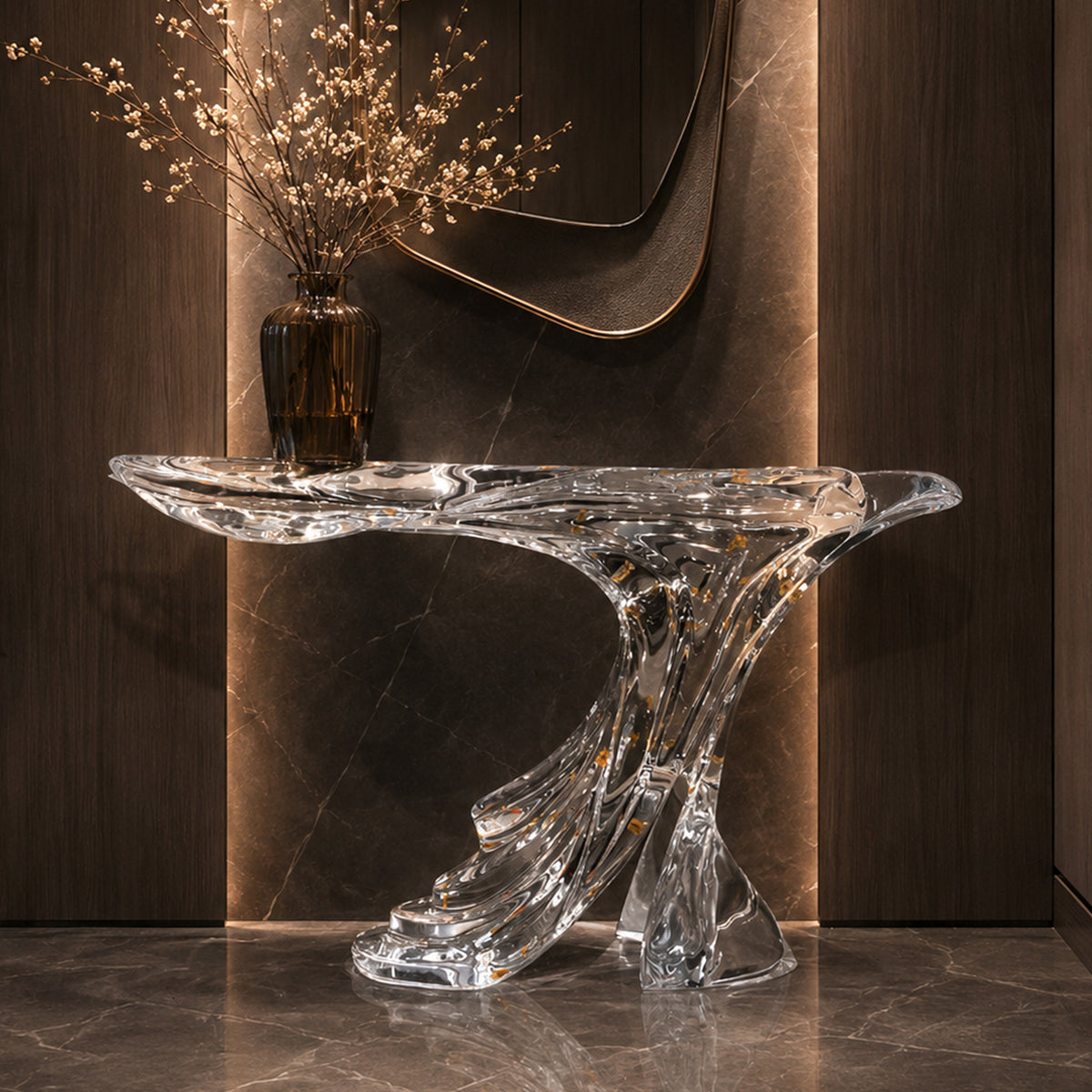 Bespoke Crystal Console Table | Threshold | Made to Order